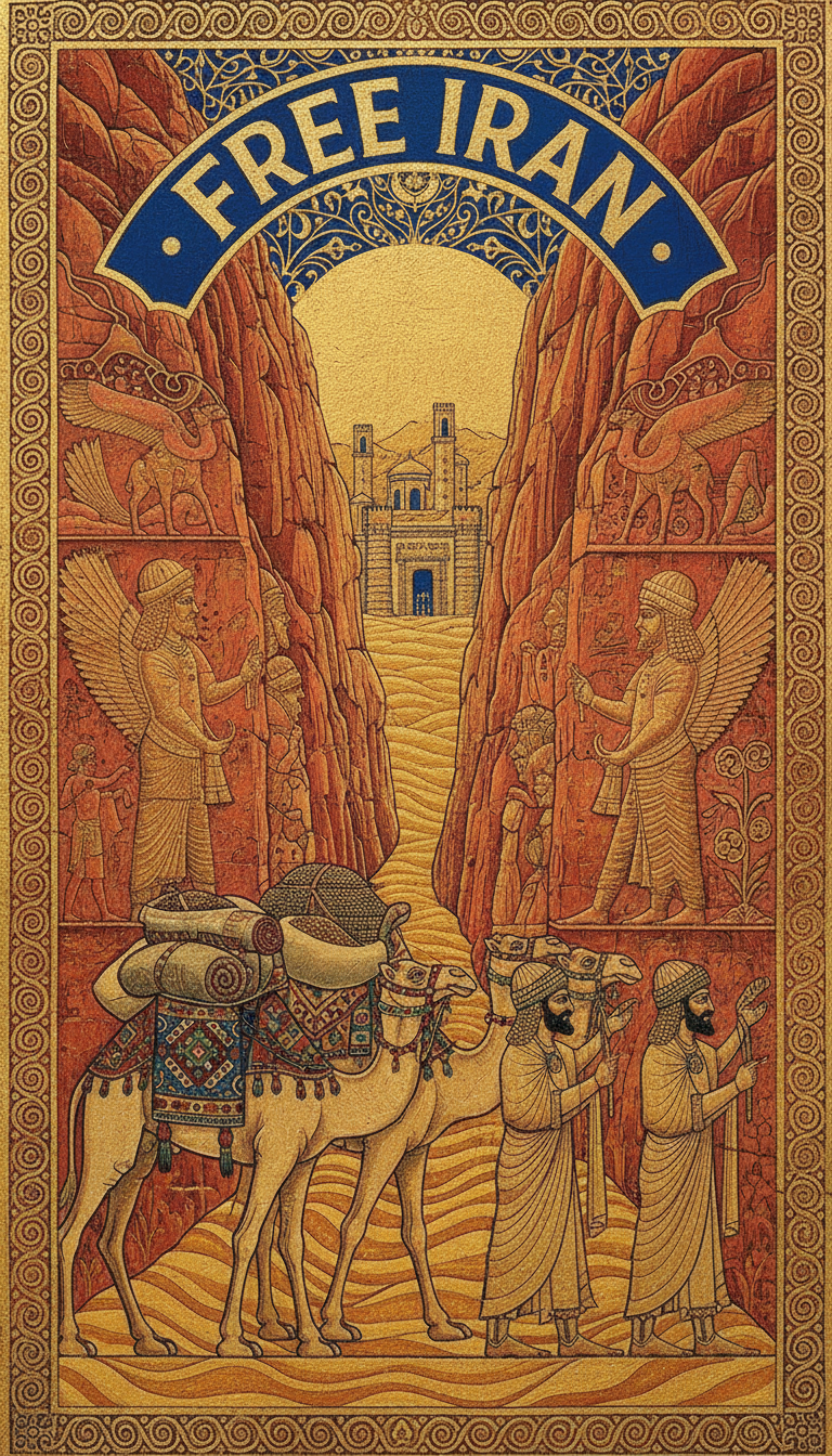 Free Iran Persian art